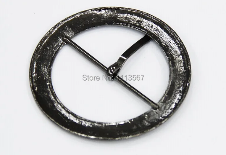 50 шт. черный пистолет круглый металлический ремень пряжка для сумок одежда ремни