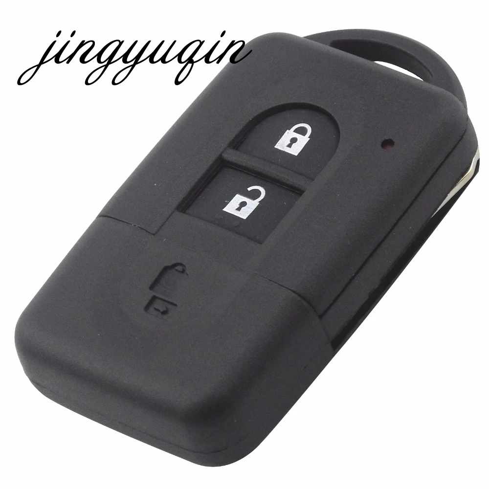 Jingyuqin 10 шт./лот чехол для пульта дистанционного управления Nissan Micra Xtrail Qashqai Juke Duke 2