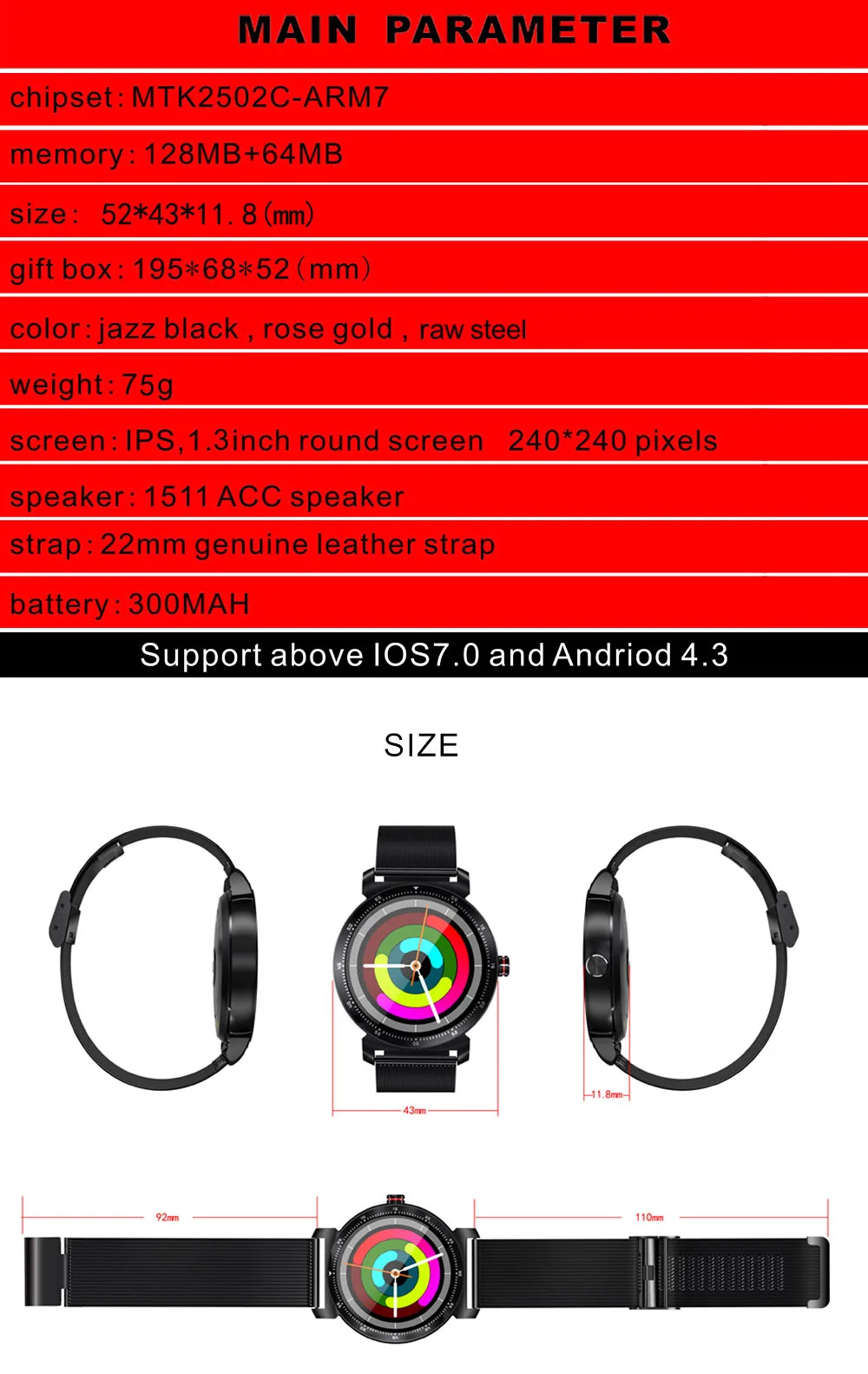 Beseneur K88H Plus Смарт-часы монитор сердечного ритма фитнес-трекер Bluetooth Smartband спортивный браслет для Android IOS Телефон