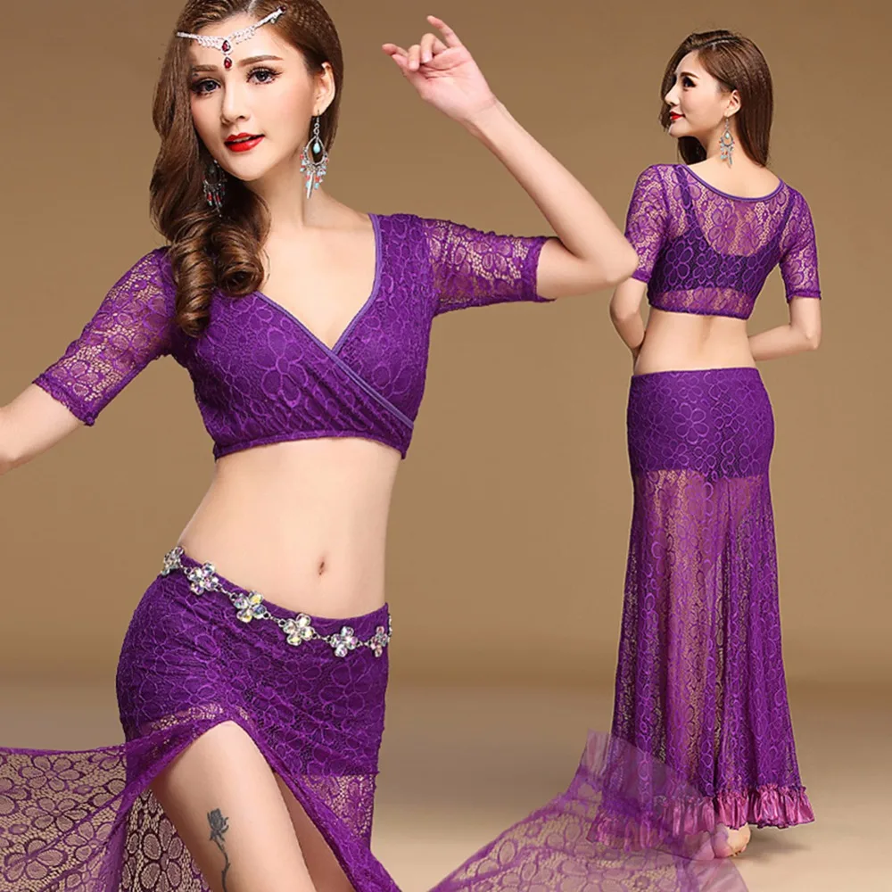 Танцевальный Костюм Болливуда из 3 предметов топы с юбкой индийская сексуальная