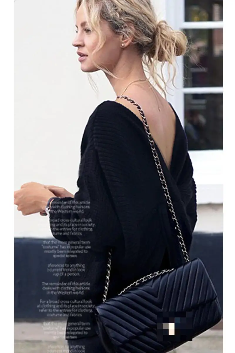 Novelty V-neck Fashion Full Sleeve Pullovers Sweater Women Good Quality Mujer One Size Free Shipping | Женская одежда