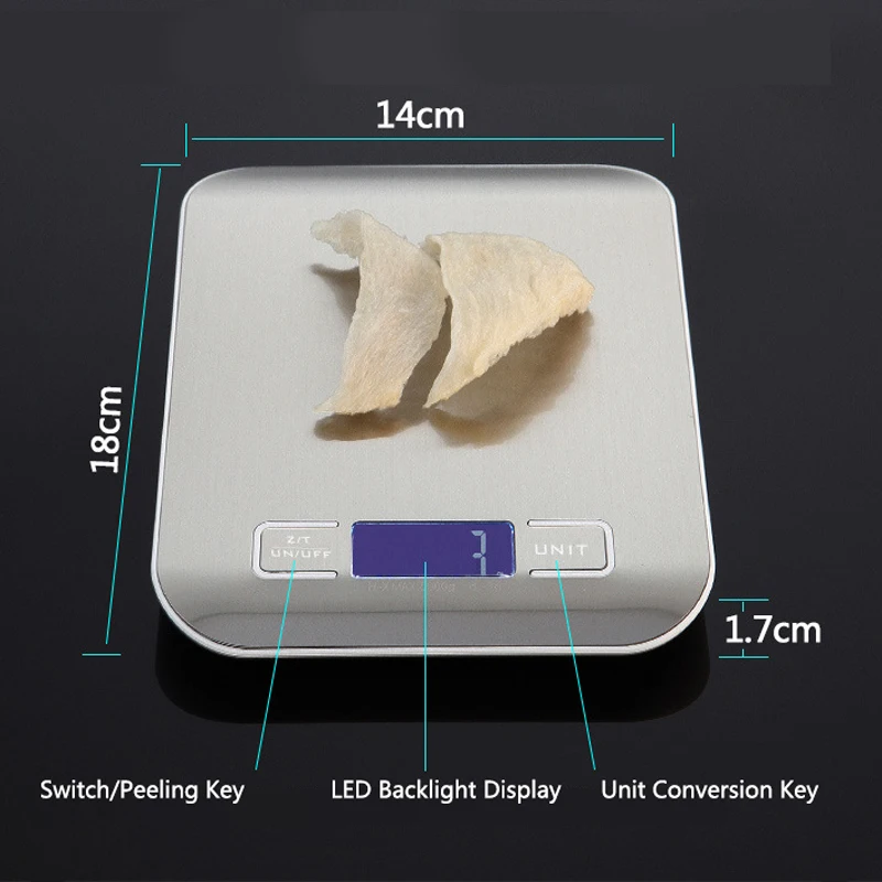 Цифровые кухонные весы 5kg10кг/1 г, маленькие Кухонные цифровые весы, портативные весы, точные электронные весы