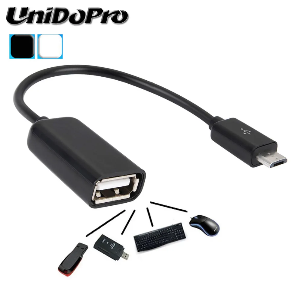 UNIDOPRO 50 шт. Micro USB OTG кабель передачи данных штекер к гнезду адаптер для Samsung Android