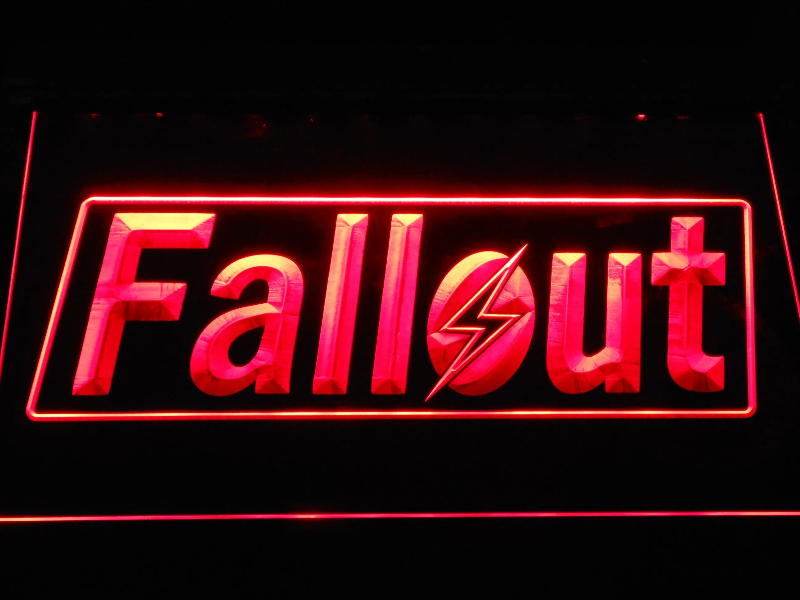 E088 Fallout Bar светодиодный неоновый знак с переключателем вкл/выкл 20 + цвета 5