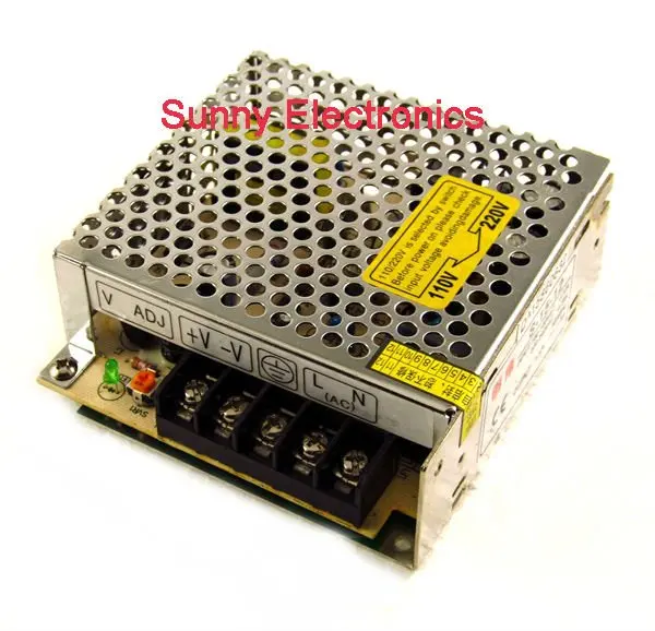 Ac100-120v 200-220 В к DC12V 24 В 5 В LED Импульсные блоки питания 1.25a 15 Вт AC DC Адаптеры питания трансформатор светодиодный драйвер