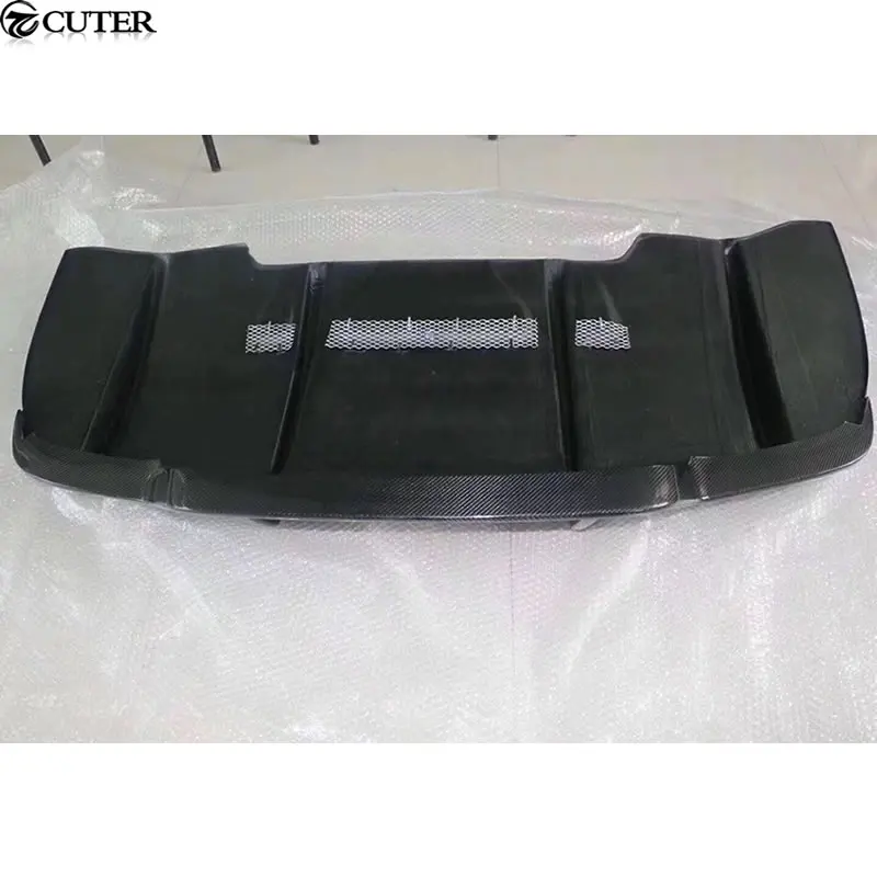 W205 C260 C63 углеродного волокна диффузор губа на задний бампер для Benz PSM стиль 2015|diffuser