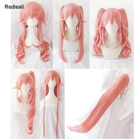 fate grand order extra tamamo no mae cosplay headwear curly ponytail caster role playing long straight adult adult unisex