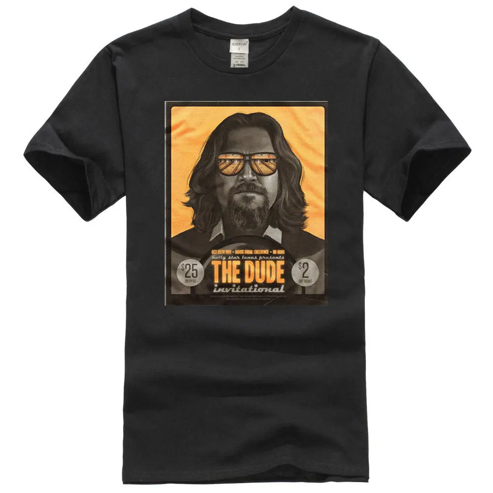 Лидер продаж модная футболка Lebowski из хлопка и цинка с забавным фильмом парня