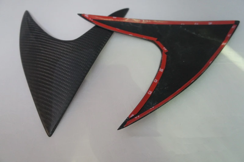 Бесплатная доставка 100% настоящие фары из углеродного волокна веки для бровей