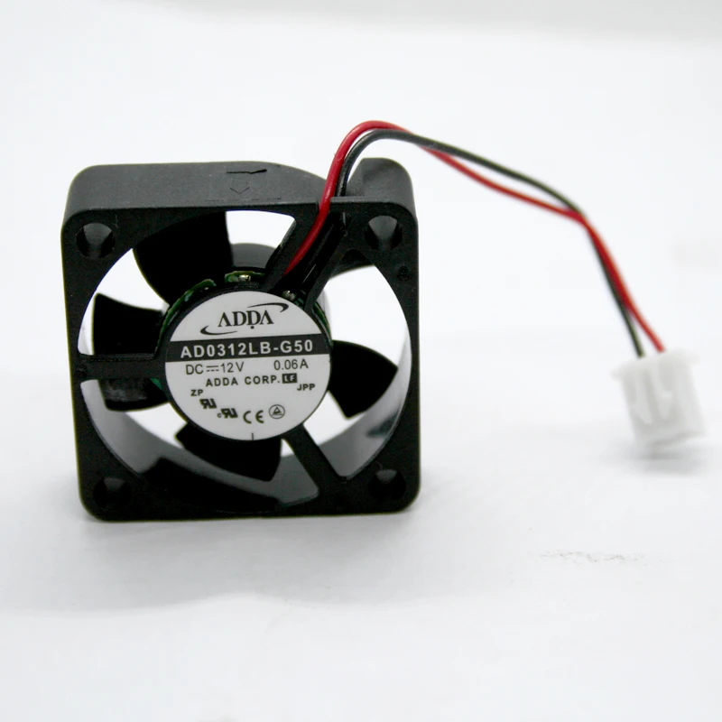 

ADDA AD0312LB-G50 3010 3CM DC 12V 0.06A dual ball silent Miniature cooling fan