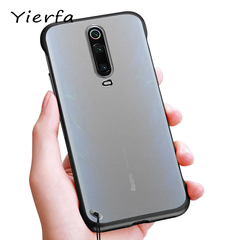 Безрамный чехол для Xiaomi Mi 9T прозрачный матовый Mi9T Силиконовый противоударный Pro с