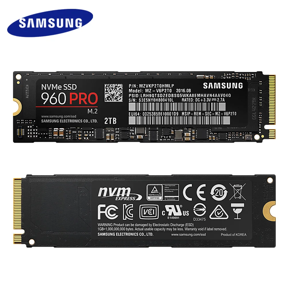Samsung 960 PRO 512GB 1TB 2TB SSD solid state hard disk NVMe MZ-V6P512Z Internal for Laptop PC Computer | Компьютеры и офис