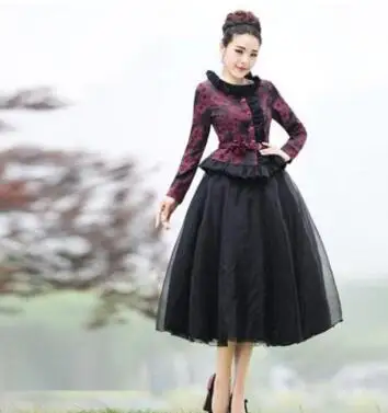 Осень 2019 Новая Модная элегантная винтажная женская блузка рубашка с оборками