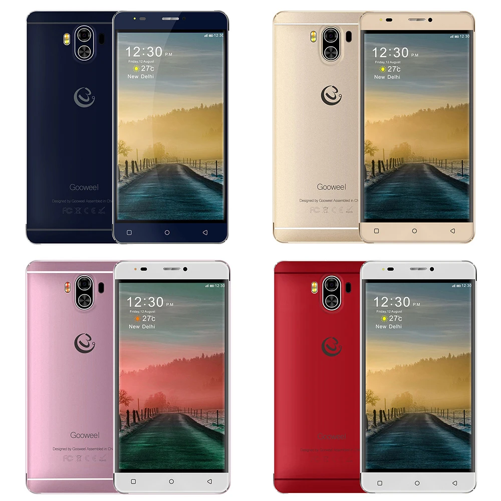 Оригинальный Gooweel g9 мобильный телефон 4 г LTE mtk6737 Quad Core Android 7.0 5.5 дюймов QHD смартфон 1
