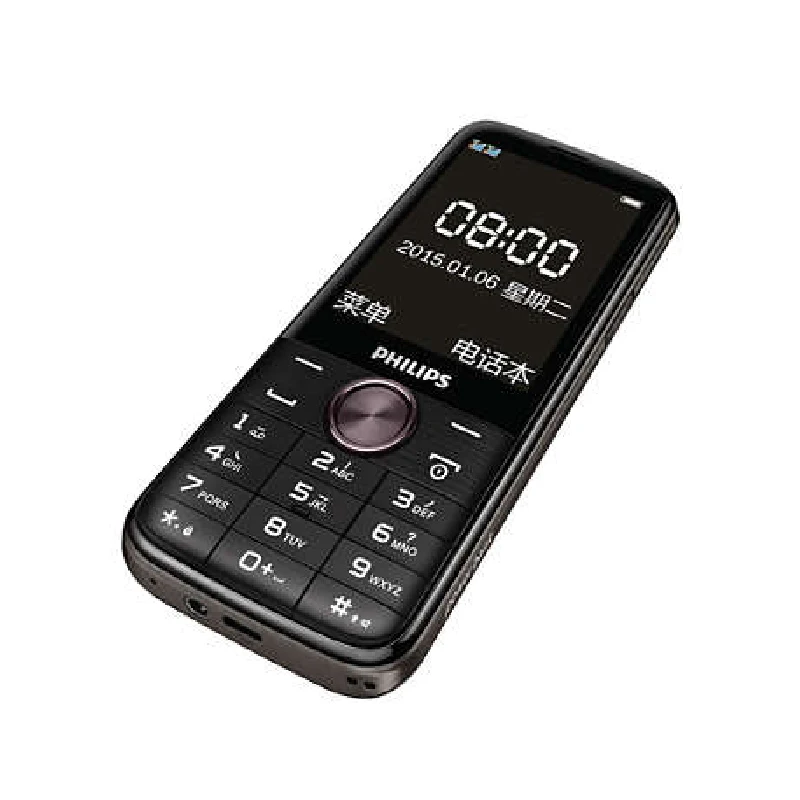 Оригинальный Philips E330 МТК 2 8 дюймовый одной камеры 4050 мАч Поддержка FM радио карты