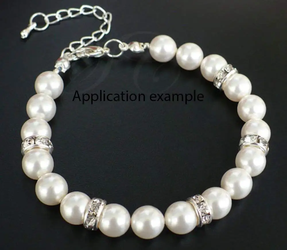 100 шт. A + круглые бусины шармы Rondelle металлические черно белые прозрачные Чешские