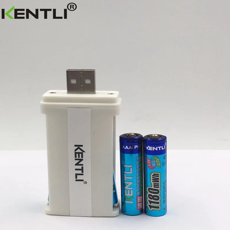 2 шт. перезаряжаемые литий ионные батарейки AAA 1 5 В МВт/ч|rechargeable battery|battery abatteries