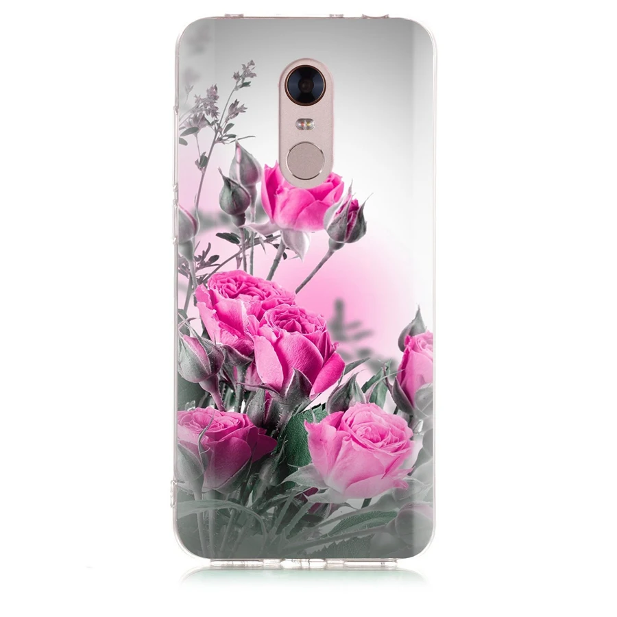 Чехол для телефона с узором Xiaomi Redmi 4X Note 3 Mi A1 4 Pro 4A 5 6 6pro 5A 6A мягкий чехол из ТПУ Fundas
