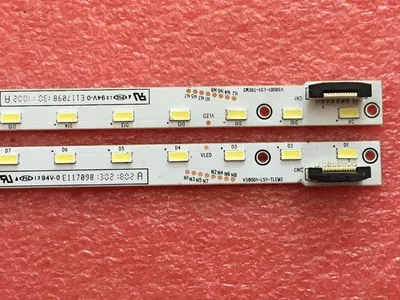 

2 шт./компл. 58 "V58001-LS1-TREM2 V58001-LS1-TLEM2 para Sh arp светодиодные светильники tira de 64Led 725 мм