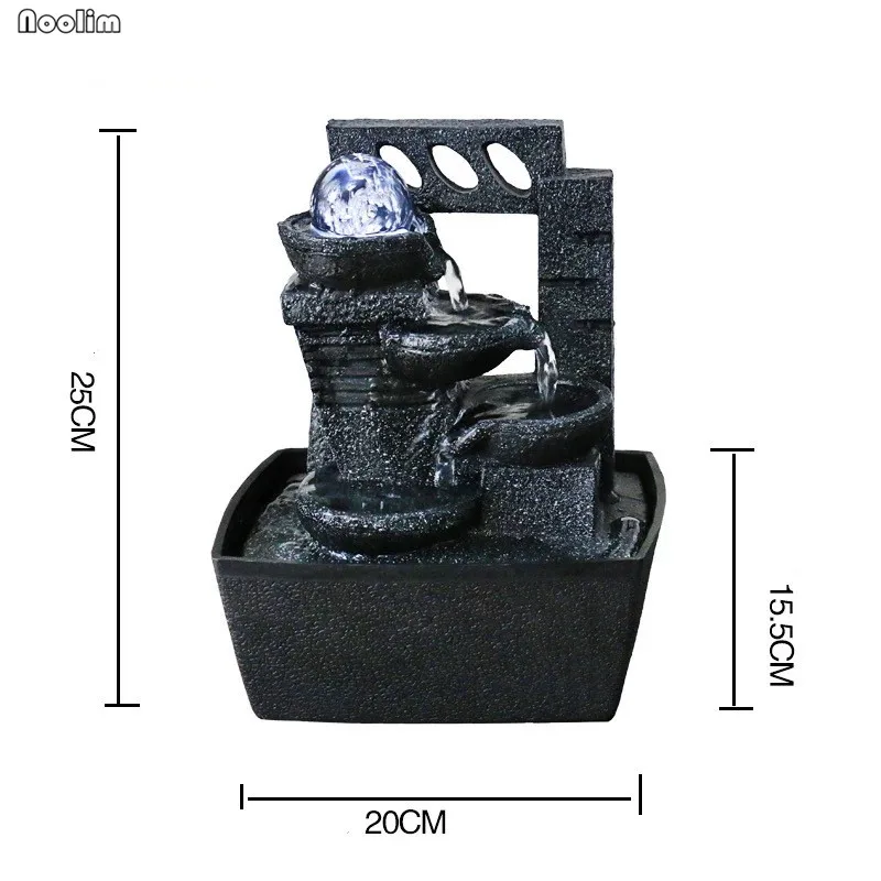 Простой геометрический декоративный водяной фонтан для гостиной фэн шуй поделки