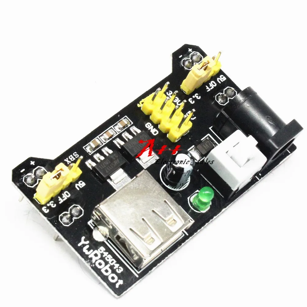 Макетная плата MB102 3 шт. модуль питания В 5 паяльная доска для хлеба Arduino регулятор