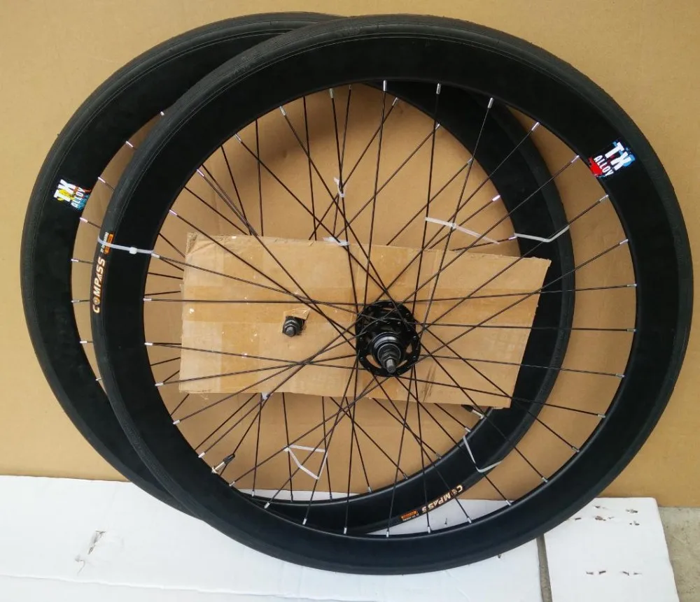 Алюминиевый велосипед часть 700C fixed gear колеса велосипеда, мяч концентраторы, 40 мм 700C* 23 шины fixed gear велосипедных колес