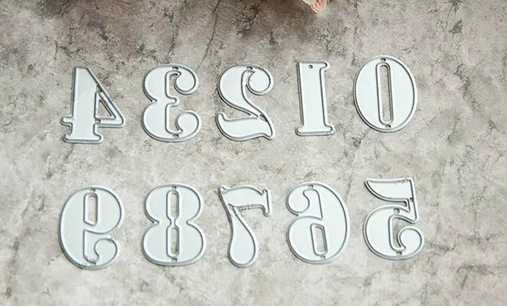 Трафареты для резки металлических цифр скрапбукинга сделай сам декоративные