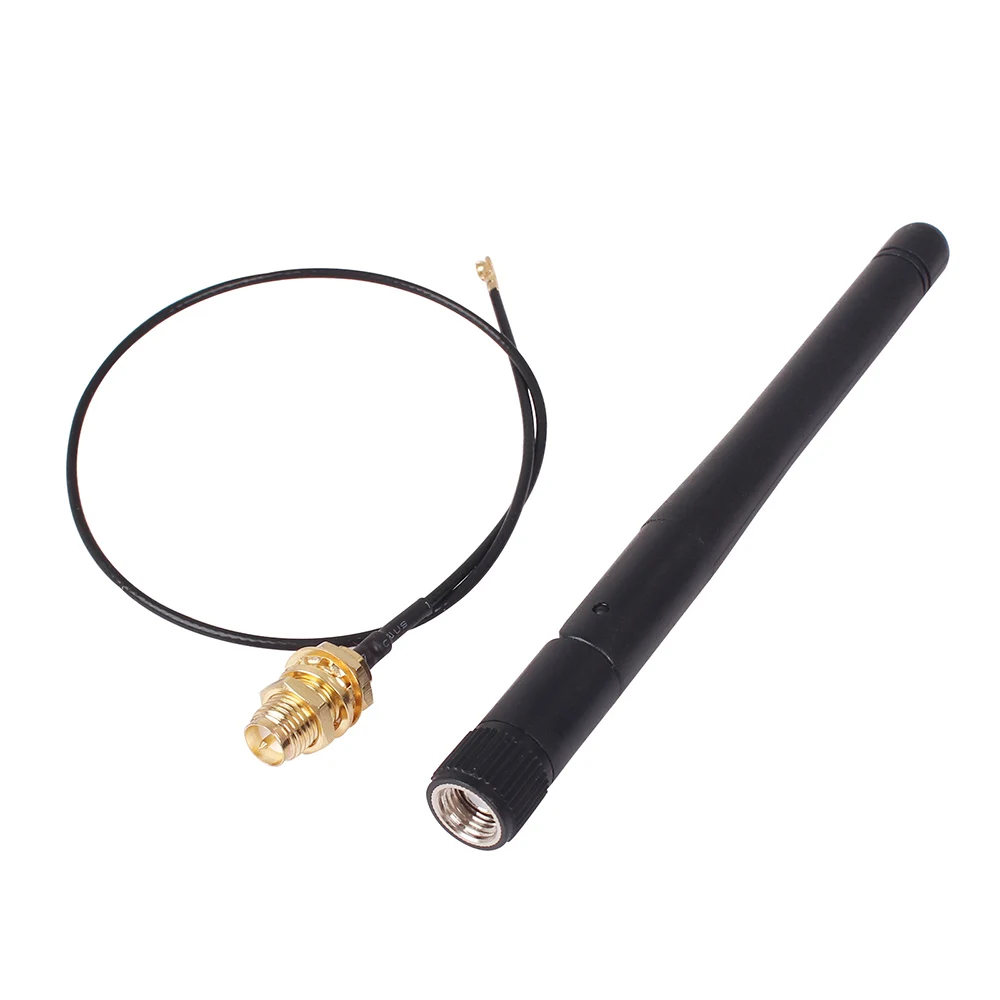 2,4 GHz 3dBi Wifi антенна RP-SMA+ MHF1/IPX переходник для пигтейлов/проводов кабель IPX/U. fl к RP SMA мужской косички кабель для мини-ПК PCI карты
