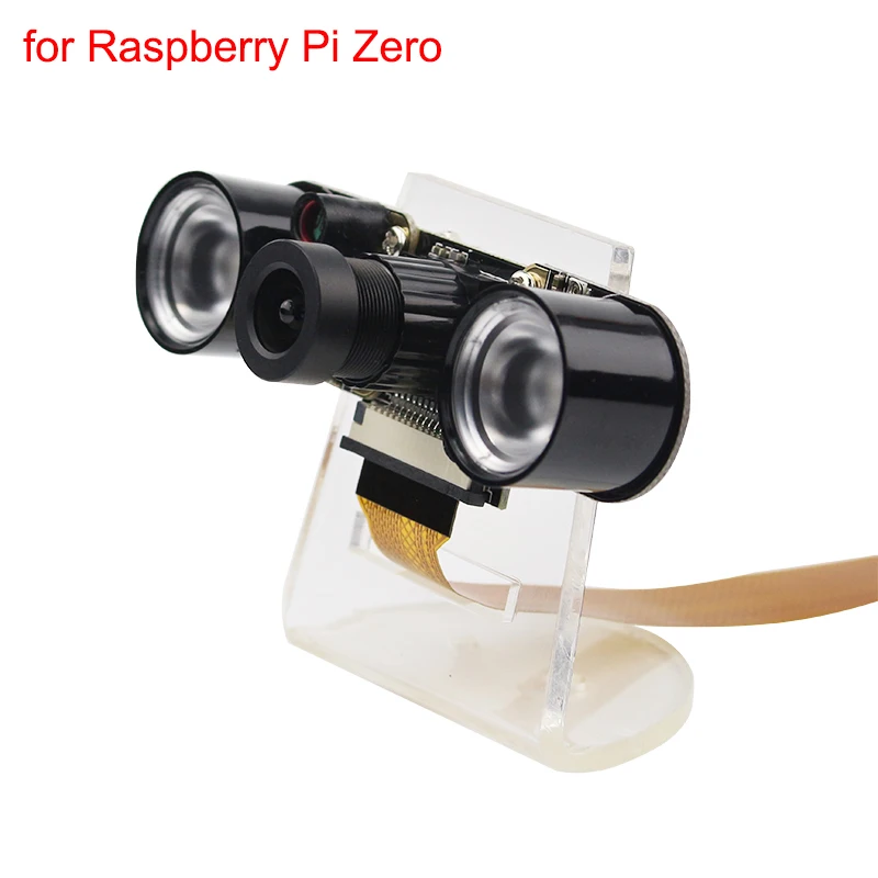 Raspberry Pi 3B/3B+ Ручная IR-CUT камера ночного видения с регулируемым фокусом 5MP HD веб-камера 1080 p видео с 2 шт. заполняющий свет LE модуль