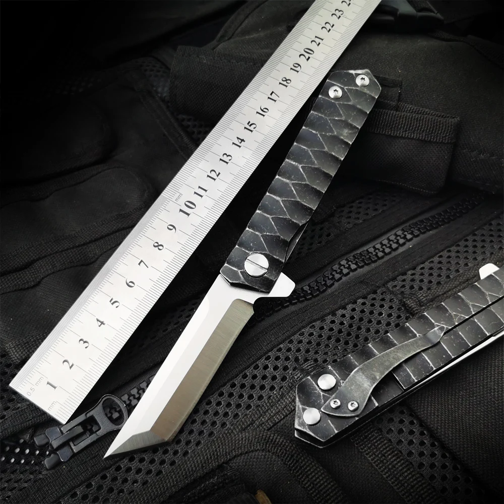 Складной нож D2 лезвие стальной ручкой тактические ножи для кемпинга выживания