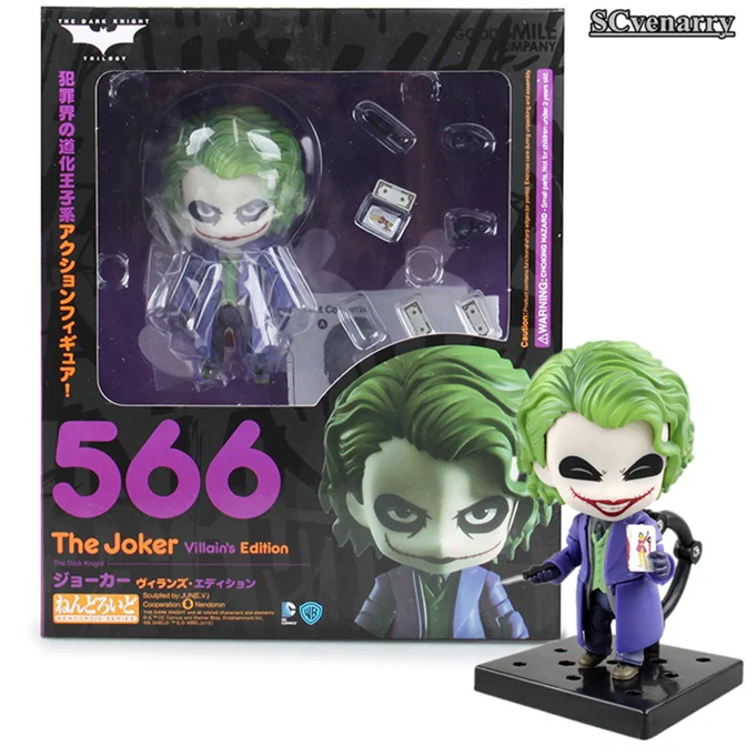 Nendoroid 566 Бэтмен Джокер из &quotТемного рыцаря&quot окрашенные фигурки злодей издание