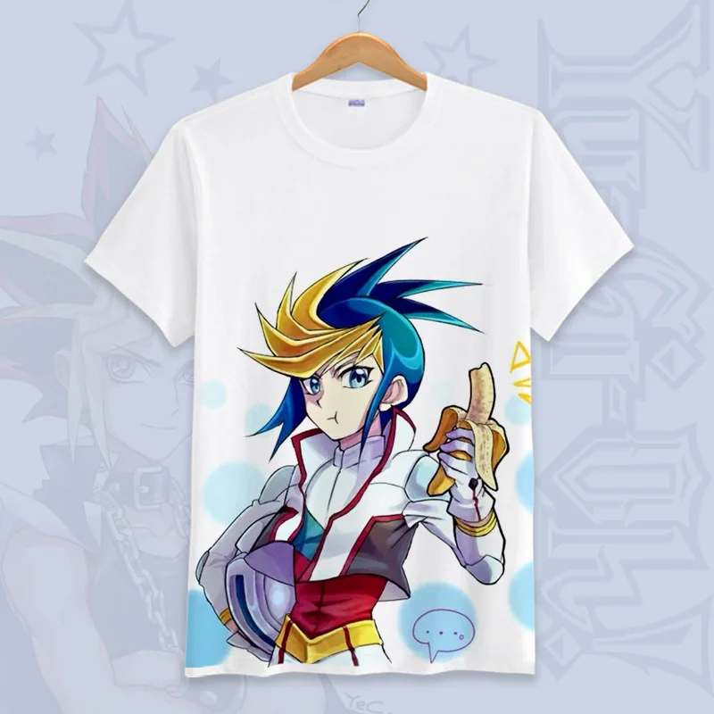 Ю-Ги-ой! Yu Gi Oh Косплей летние футболки унисекс с короткими рукавами мультфильм футболки Топы больших размеров