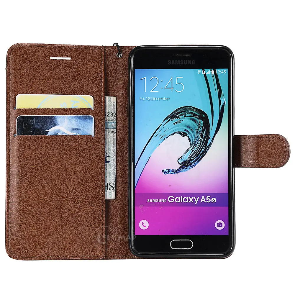 Чехол-кошелек для Samsung Galaxy A5 2016 SM A510 A510F/DS кожаный чехол-книжка телефона A 5 SM-A510F