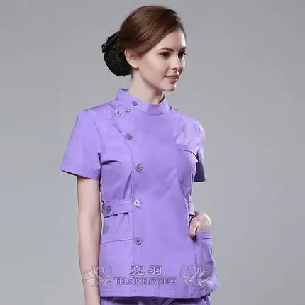 Clothes pants Модные летние женские больничные медицинские скрабы, набор одежды, модный дизайн, облегающие зубные скрабы для салона красоты, мужская униформа медсестры - Цвет: Clothes pants