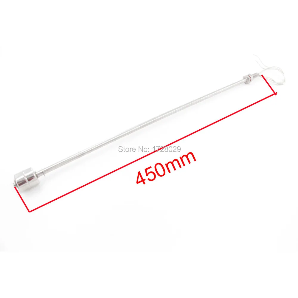 Датчик уровня воды и жидкости из нержавеющей стали 304 длина 450 мм Горизонтальный