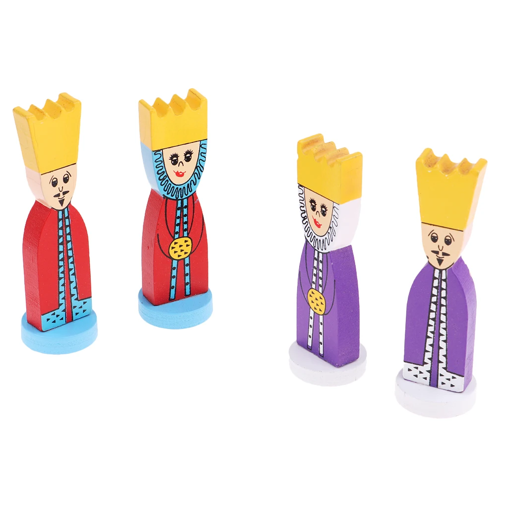 2 комплекта Playset Универсальный Стандартный деревянная шахматная доска игровой