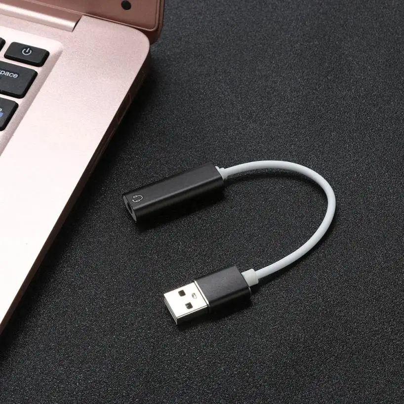 HIPERDEAL Usb внешняя звуковая карта для 3,5 мм Jack адаптер стерео динамик для PS3 PC 18Jul18 звуковые карты