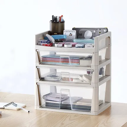 Ящик многослойный пластиковый для хранения канцелярских товаров и