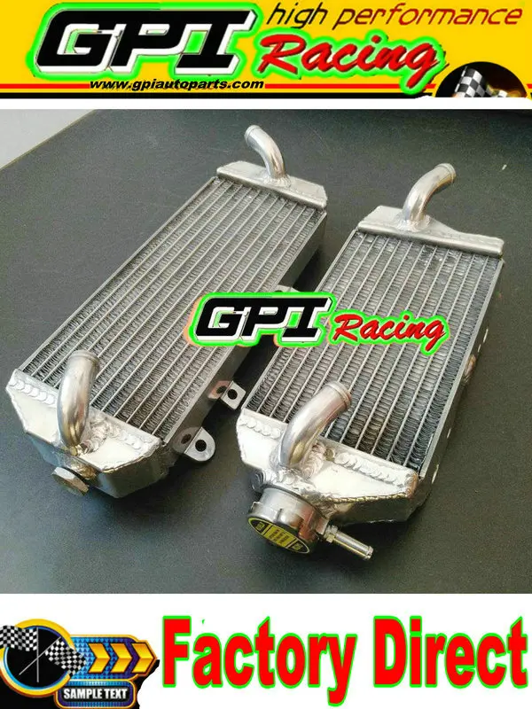 Игр Алюминий радиатор для Kawasaki KX450F KXF450 KXF 450, 16, 17, 18