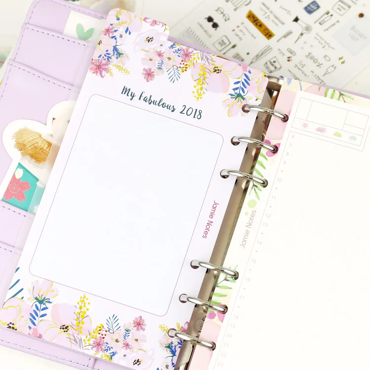 Джейми Примечания спираль Тетрадь Интимные аксессуары 2018 Календари pp