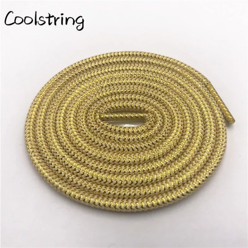 633 Gold-White Coolstring/женские волнистые туфли черного, золотого, белого, серебристого, металлического цвета; кружевные тени с металлическим блеском; женские ботинки; женские вечерние модельные ботинки - Цвет: 633 Gold-White