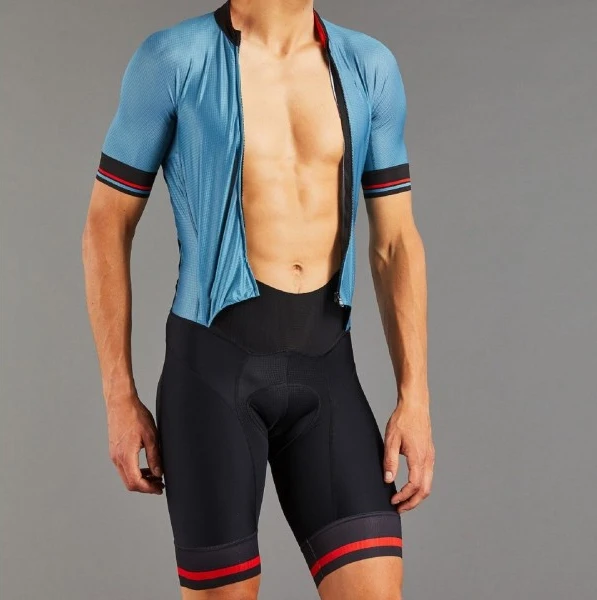 4-Pic Color Мужской костюм для велоспорта Триатлон Speedsuit Trisuit все в одном короткий рукав Speedsuit Maillot Ciclismo комплект одежды - Цвет: 4-Pic Color