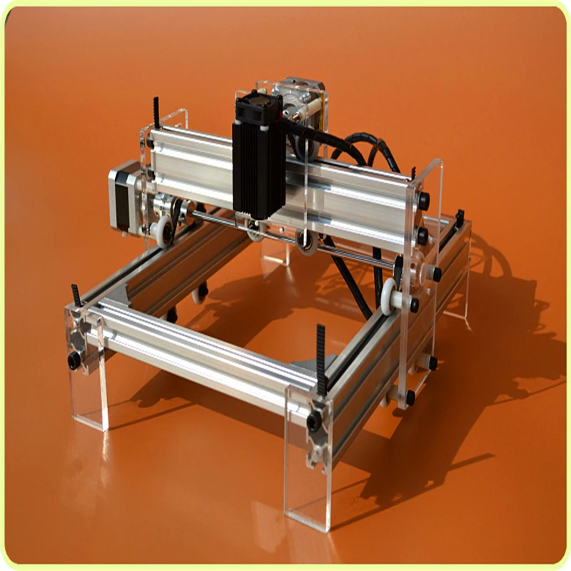 DIY Лазерный станок лазерный гравировальный режущий плоттер 200 МВт Миниатюрная