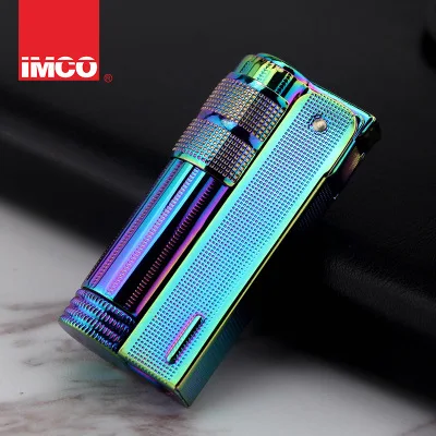 Винтажная Подлинная IMCO 6700 нержавеющая сталь старая бензиновая зажигалка, мужские аксессуары для прикуривателя 62*22*15 мм - Цвет: No8