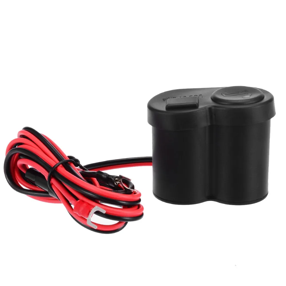 Новый мотоцикл Водонепроницаемый Зарядное устройство USB разъем питания 12V пробки