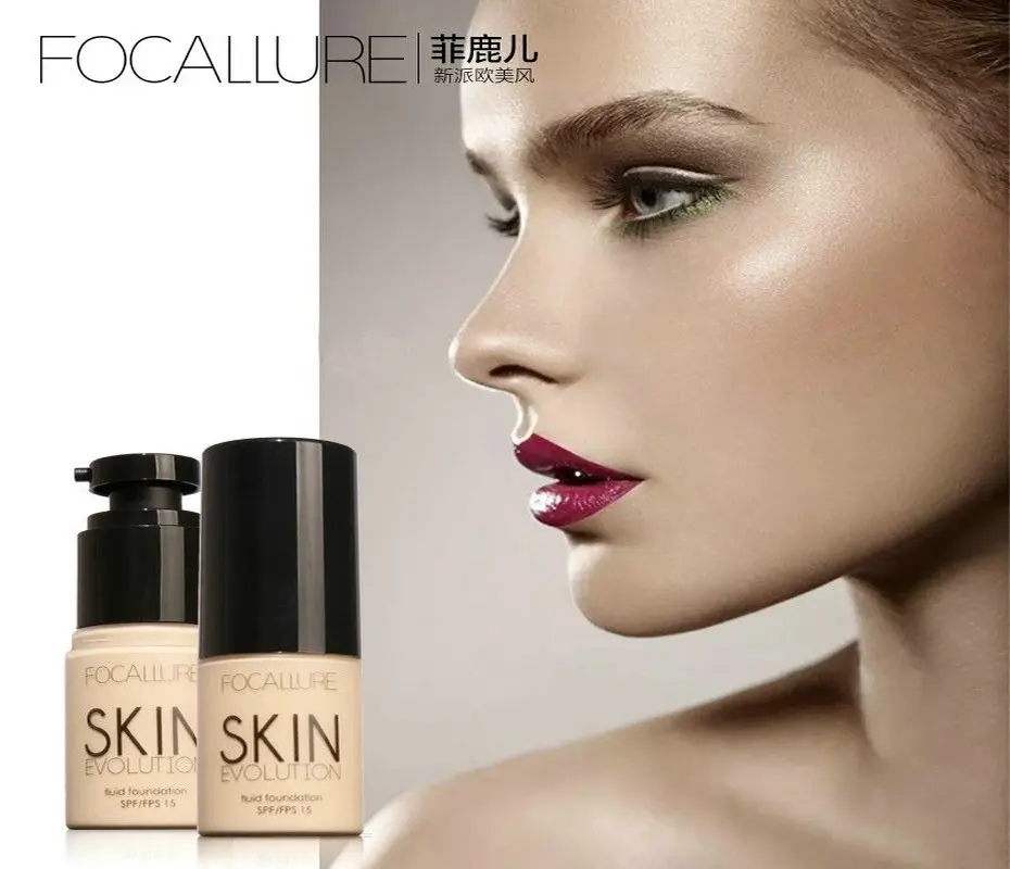 FOCALLURE основа для макияжа лица основа для макияжа Жидкая Основа BB Cream консилер отбеливание увлажняющее масло-контроль косметика