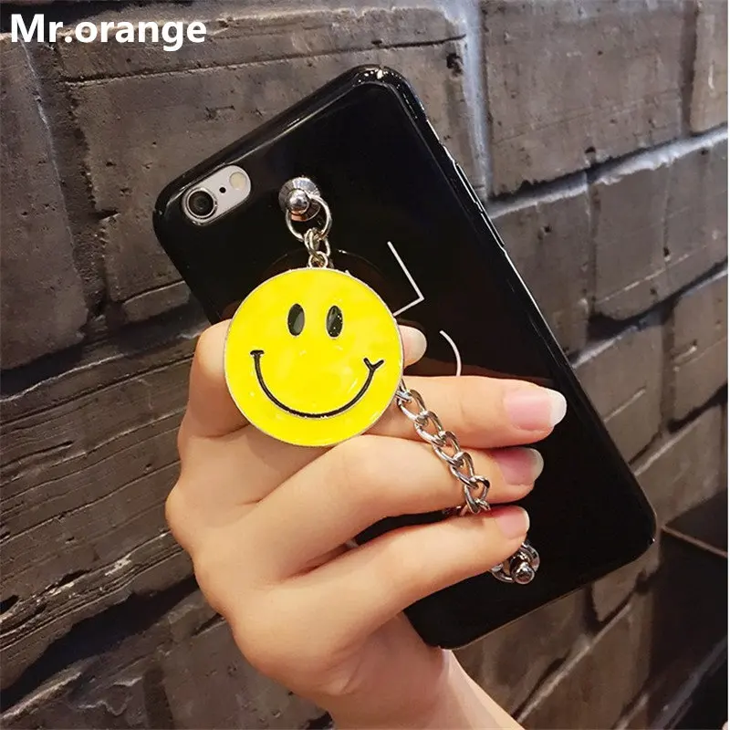 Мода Мультфильм металлической цепью приятно Письмо чехол для iPhone 6 S 7 Plus