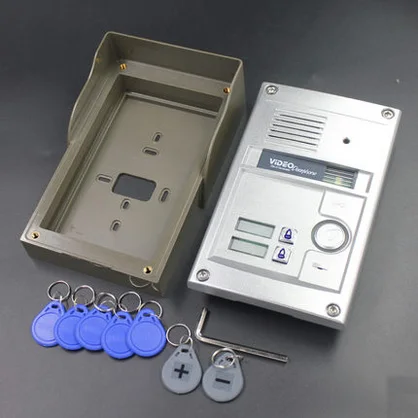 ЖК монитор ZHUDELE 7 дюймов RFID + passowrd 700 ТВ ИК камера видеодомофон домофон дверной