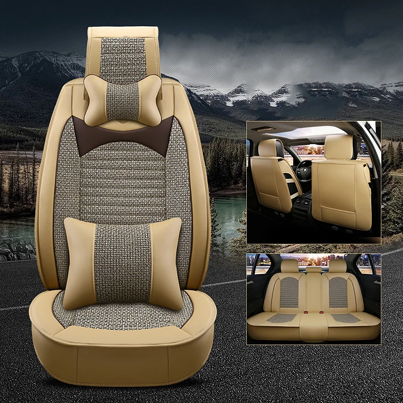 

WLMWL Universal Leather Car seat cover for Dodge all models caliber journey caravan aittitude car styling accessories