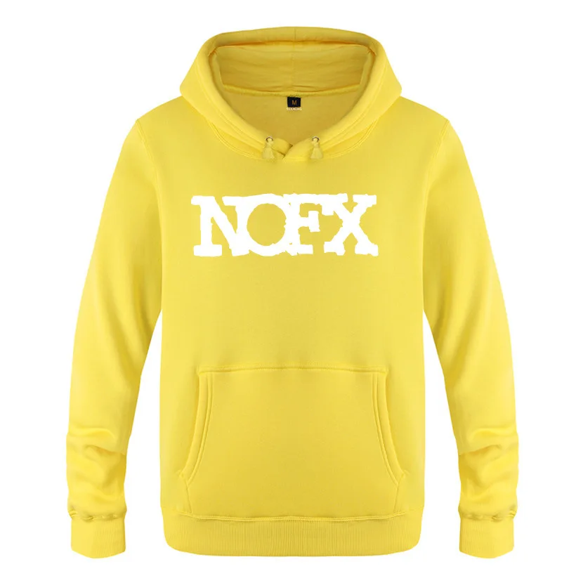 12 Мужские толстовки с капюшоном Music Rock NOFX с буквенным принтом флисовая мужская кофта-худи с длинным рукавом мужская Толстовка для катания на коньках пуловер в стиле хип-хоп пальто большого размера - Цвет: 12